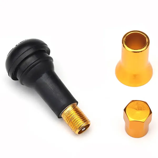 Aluminium Color Sleeve Rubber Valve Stem - Image 4