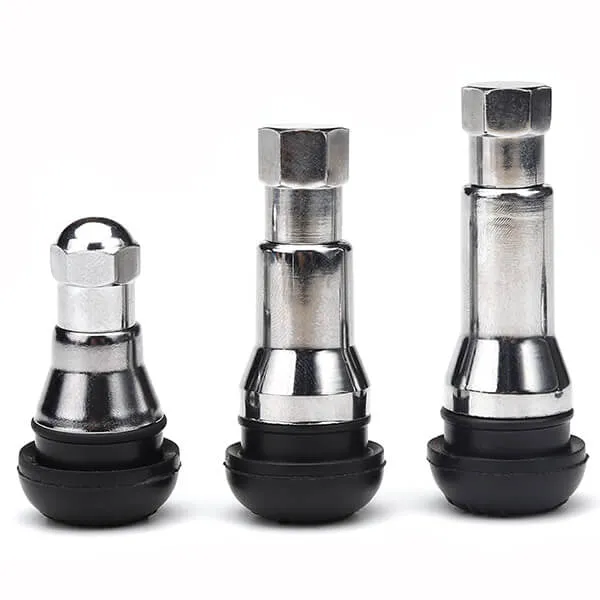 Chrome Sleeve Snap-in Tire valves